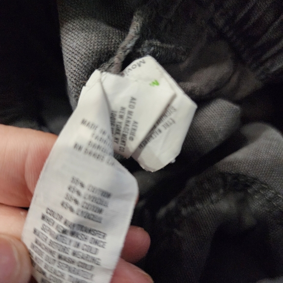 Aerie Shorts Large Elastic Waist Charcoal Gray‎ Black Pull On Casual Summer C455 - Picture 4 of 4